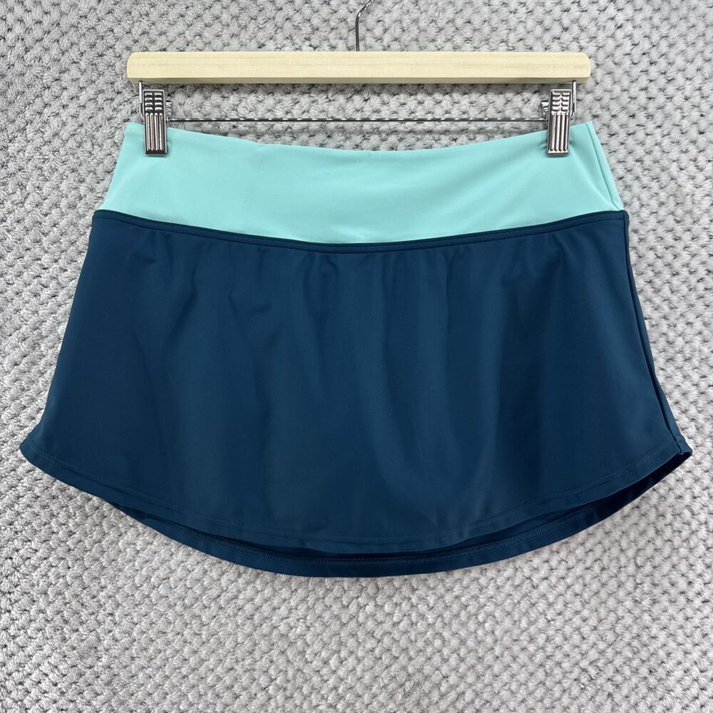 Prana Belltello Swim Skirt Womens M Green Beach Pool Vacation Resort Summer - Picture 2 of 10